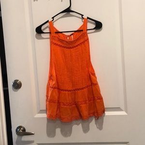 Free People orange top